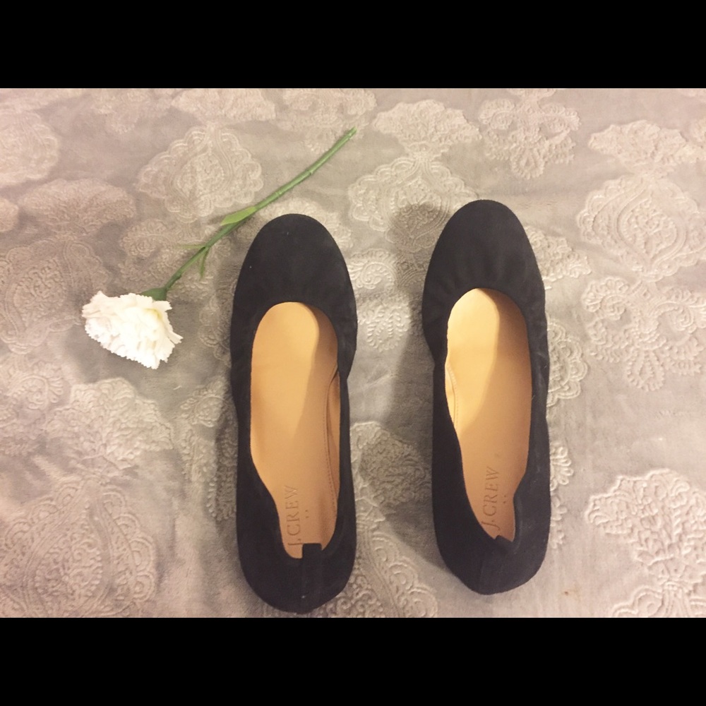 J. Crew Black Flats